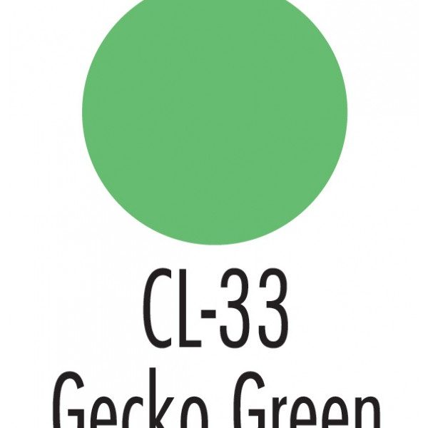 CL-33 Gecko Green, Primary Creme Colors .25oz./7gm.-0