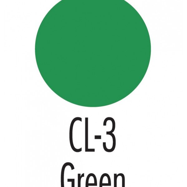 CL-3 Green, Primary Creme Colors .25oz./7gm.-0