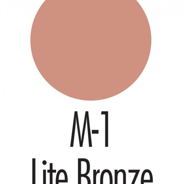 M-1 Lite Bronze, Medium Series, Creme Foundations .5oz./14gm.-0