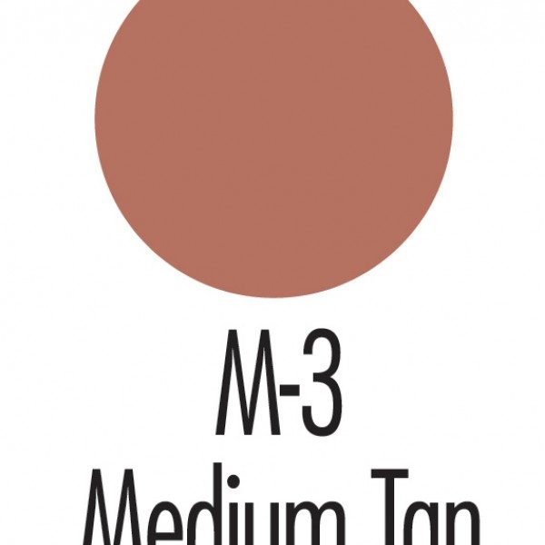 M-3 Medium Tan, Medium Series, Creme Foundations .5oz./14gm.-0