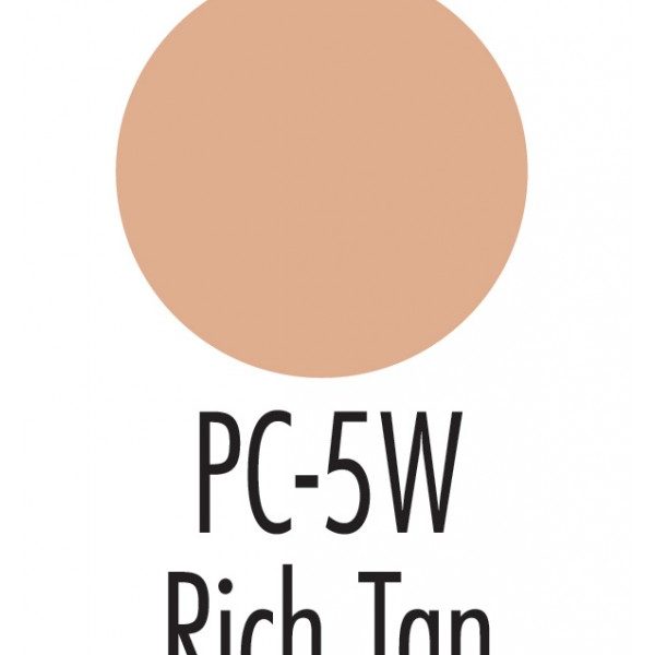 PC-5W Rich Tan, Color Cake Foundations 1oz./28gm.-0