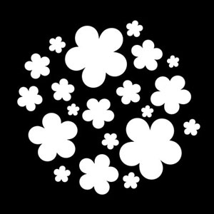 Gobo, Retro Flowers MS-1115-0