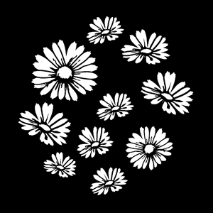 Gobo, Scattered Daisies MS-1182-0