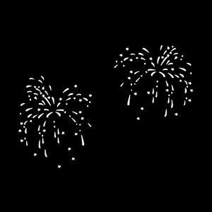 Gobo, Gobo Set July Fourth Fireworks MS-3006-0