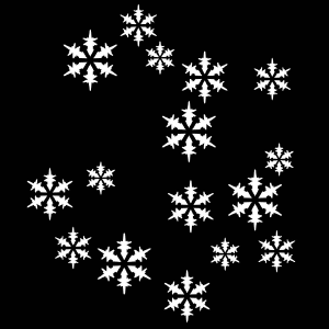 Gobo, Snowflake Fall MS-3241-0