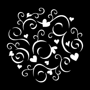 Gobo, Frilly Hearts MS-3333-0