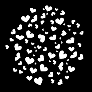 Gobo, Confetti Hearts MS-4028-0