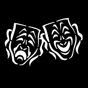 Gobo, Masks Tragedy Comedy MS-4081-C-0