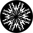 Gobo, Abstract: Aztec Sun (Jules Fisher) - 77784-0