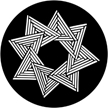 Gobo, Graphics: Triangular Star - 79037-0