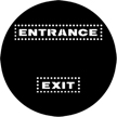 Gobo, Symbols & Signs: Exit/Entrance - 77971-0