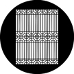 Gobo, Graphics & Grills: Decorative Grill - 78211-0