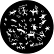 Gobo, Boundaries & Wildlife: Cave Painting - 77560-0