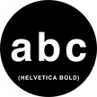 Gobo, Text: Helvetica Letters - 78059-0