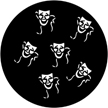 Gobo, Occasions & Holidays: Drama Masks - 78110-0