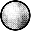 Gobo, Glass B/W Breakups: Plate Weave - 81131-0