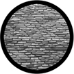 Gobo, Glass B/W Scene: Slate Roof - 81180-0