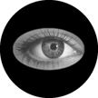 Gobo, Glass B/W Scene: Eyeball (Joel Reiff) - 82204-0