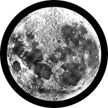 Gobo, Glass B/W Scene: Moon Glass - 82700-0