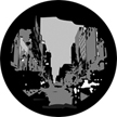 Gobo, Glass B/W Scene: Cityscape 1 - 82733-0