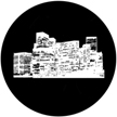 Gobo, Glass B/W Scene: Cityscape 3 - 82735-0