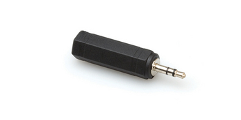 Adaptor, 1/4 in TS to 3.5 mm TRS