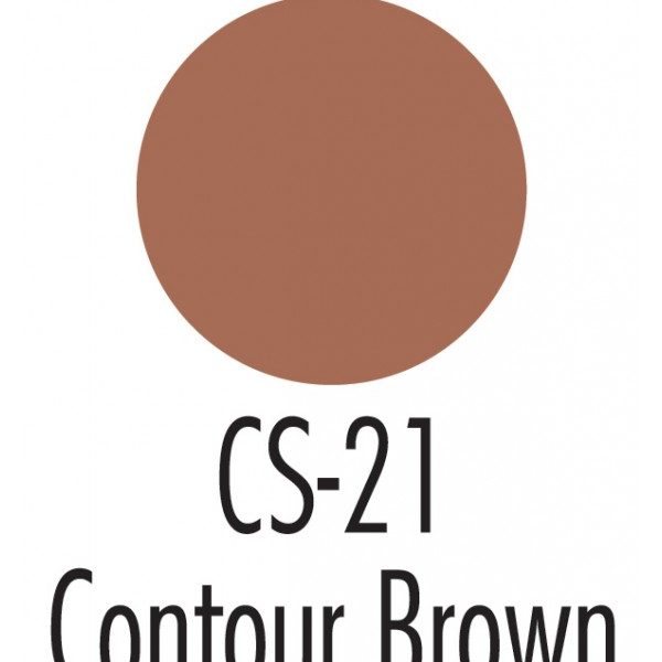 CS-21 Contour Brown , Creme Shadows, Rouge, Highlights & Shadows .25oz./7gm.-0