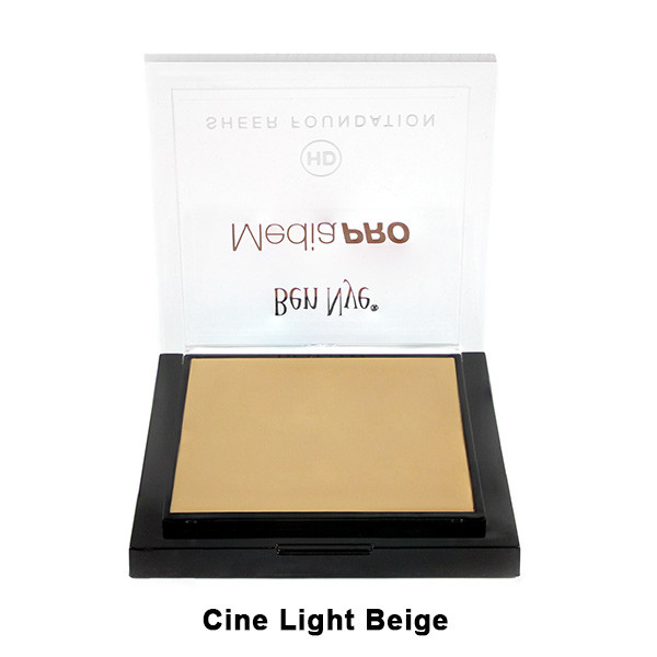 HD-307 Cine Light Beige, MediaPRO HD Sheer Foundations .63oz./18gm -0