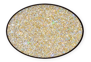 MD-310 Gold Prism, Sparklers Glitter, Glitter and Shimmer .14oz./4gm..-0