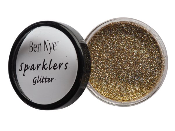 LD-310 Gold Prism, Large Sparklers Glitter, Glitter and Shimmer .5oz./14gm.-0